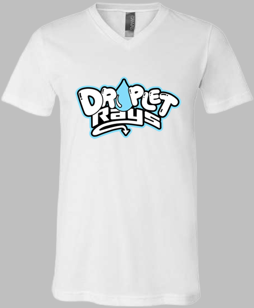 V-Neck T-shirt (Droplet)