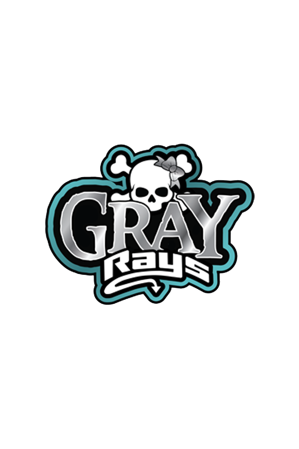 Gray Competition Hair Bow