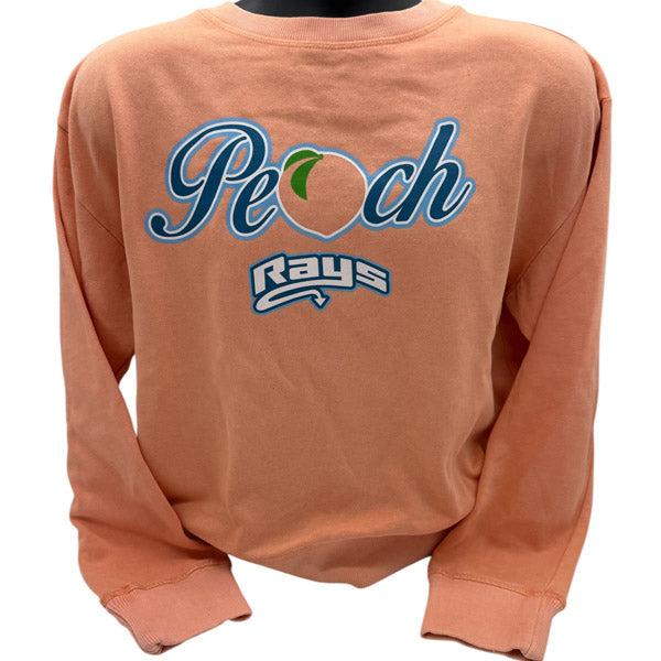 Peach Rays Crew Neck Sweatshirt