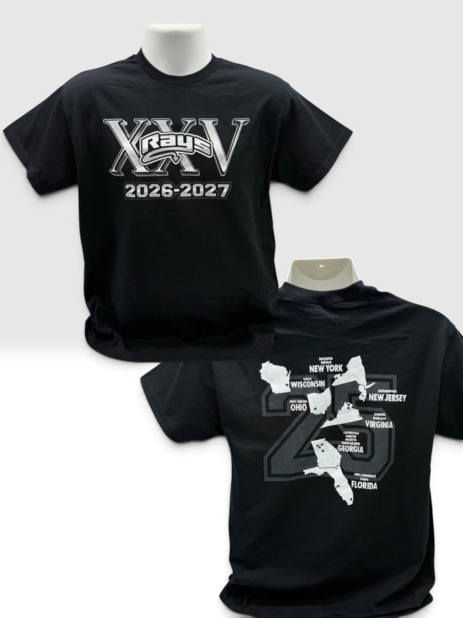 Rays XXV Location T-shirt