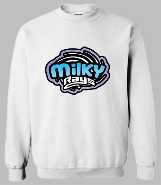 Crew Neck Sweatshirt (Milky Rays)