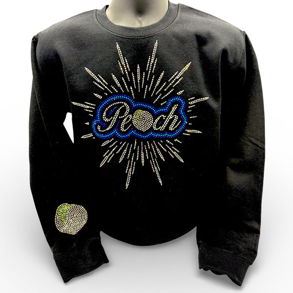 Peach Burst Rhinestones T-shirt / Sweatshirt