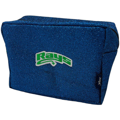 Rays Glitter Makeup Bag (Black/Blue/Green)