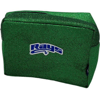 Rays Glitter Makeup Bag (Black/Blue/Green)