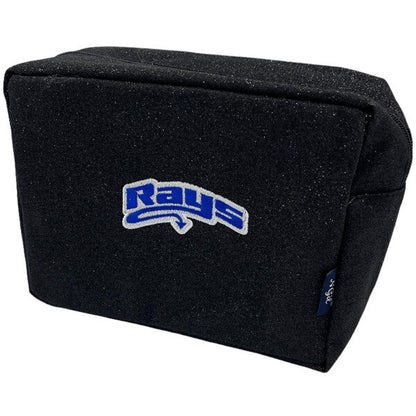 Rays Glitter Makeup Bag (Black/Blue/Green)