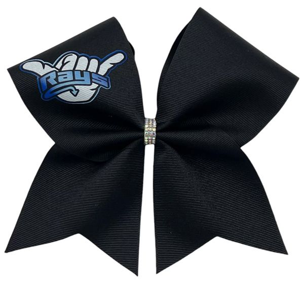 Rays Black Practice Hair Bow