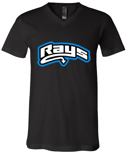 V-Neck T-shirt (Rays Brand Arched)