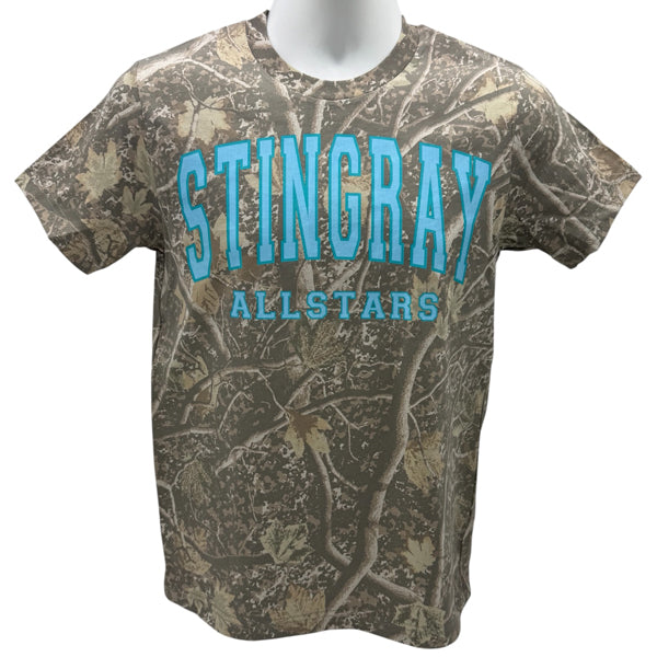 Stingrays Camo T-shirt: Choose Blue/Pink Lettering