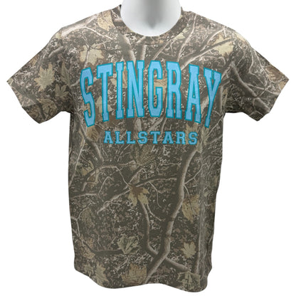 Stingrays Camo T-shirt: Choose Blue/Pink Lettering