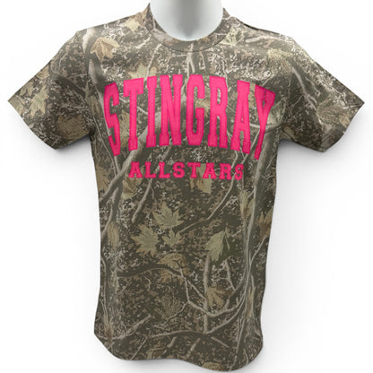 Stingrays Camo T-shirt: Choose Blue/Pink Lettering