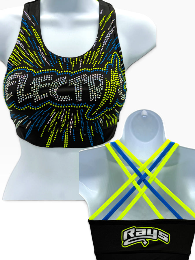 Rays Electric Burst Sports Bra