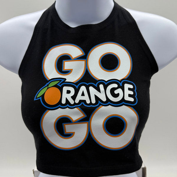 GO ORANGE GO Crop Tank