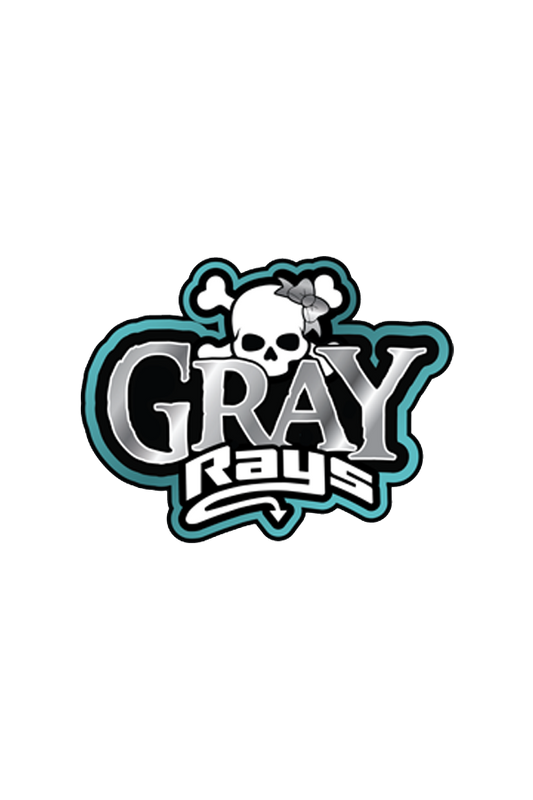 Gray Competition Hair Bow