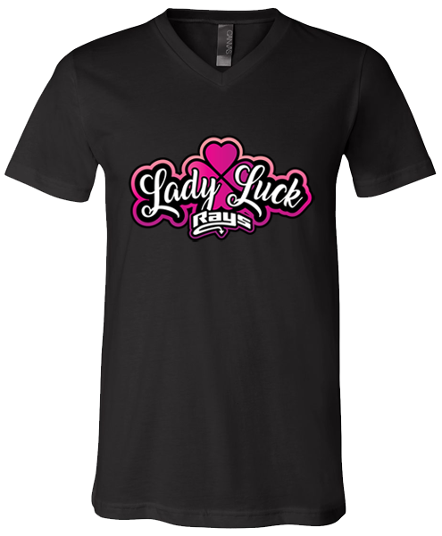 V-Neck T-shirt (Lady Luck)