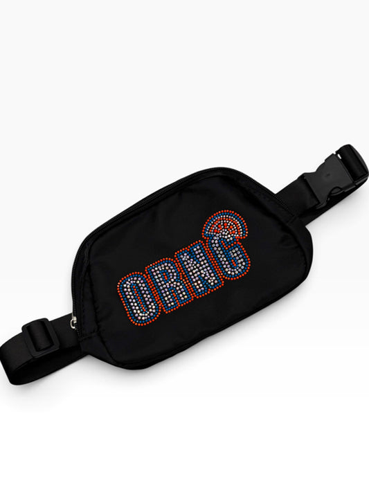 Stingrays Orange Rhinestone Crossbody