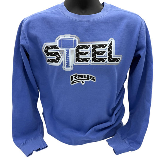 Steel Rays Crew Neck Sweatshirt