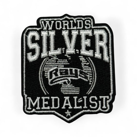 Silver Worlds Medalist Patch