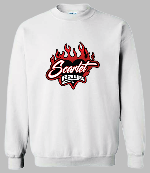 Crew Neck Sweatshirt (Scarlet)