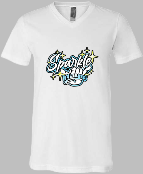 V-Neck T-shirt (Sparkle)