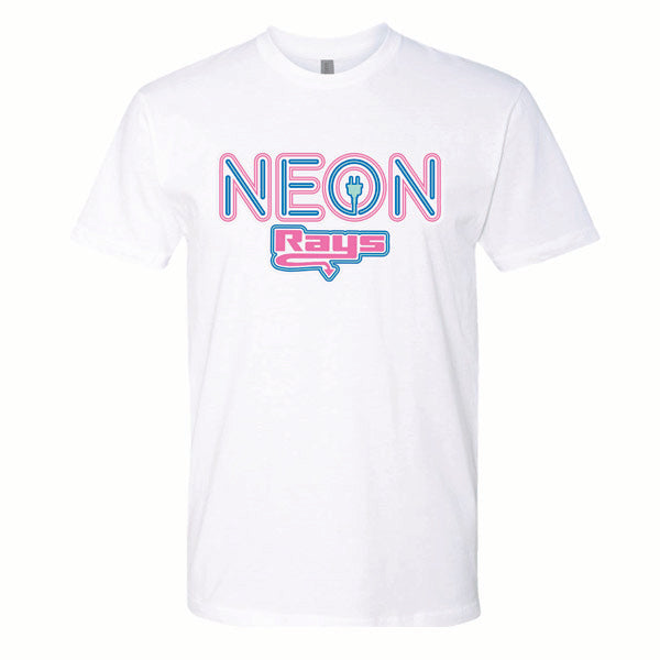 Neon Rays White T-shirt