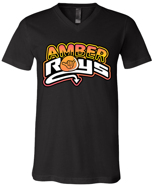 V-Neck T-shirt (Amber)
