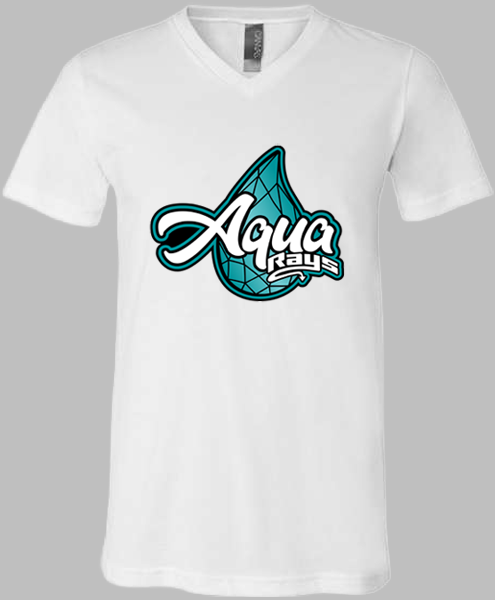V-Neck T-shirt (Aqua)