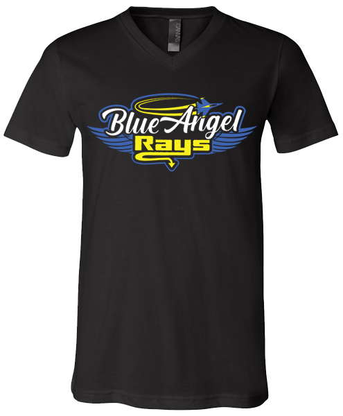 V-Neck T-shirt (Blue Angel)
