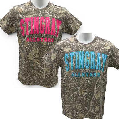 Stingrays Camo T-shirt: Choose Blue/Pink Lettering