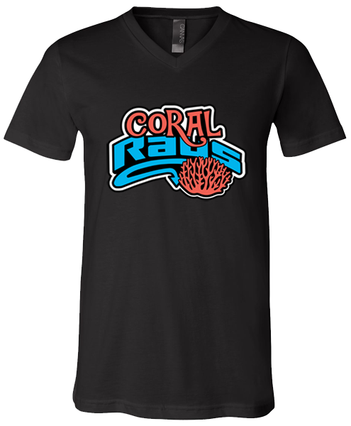 V-Neck T-shirt (Coral)