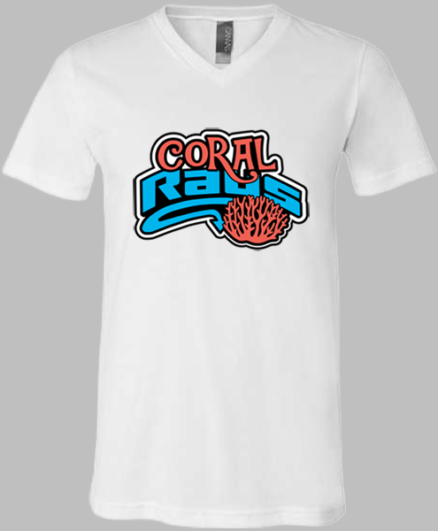 V-Neck T-shirt (Coral)