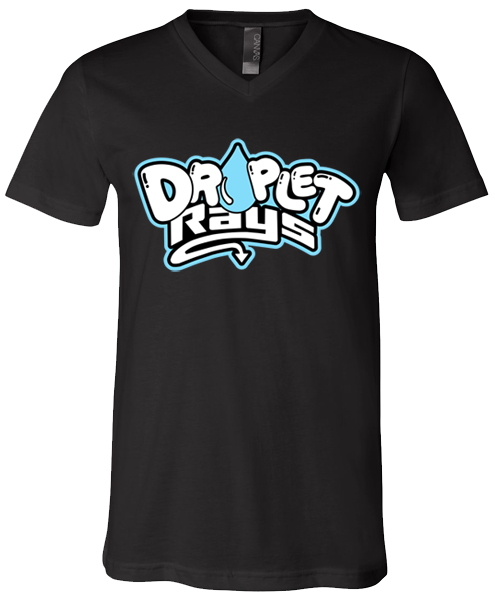 V-Neck T-shirt (Droplet)