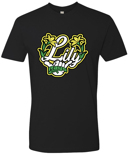 Crew Neck Black T-shirt (Lily)