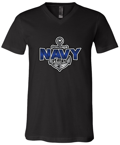 V-Neck T-shirt (Navy)