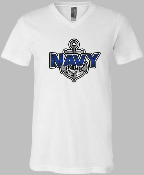 V-Neck T-shirt (Navy)