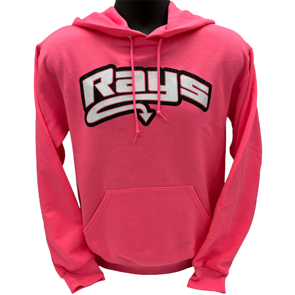 Neon Pink Rays Hoodie