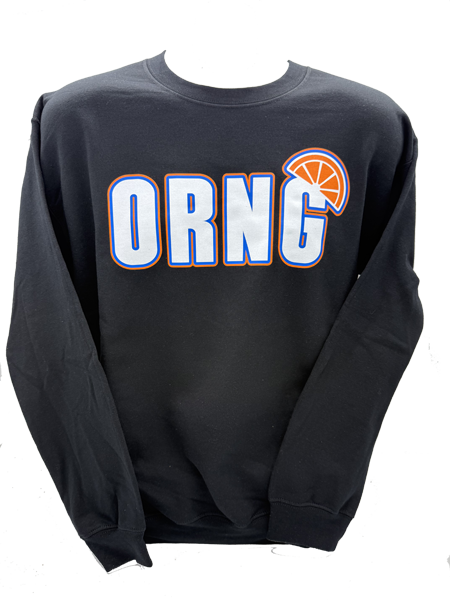 ORNG Crew Neck Sweatshirt - Black/Blue