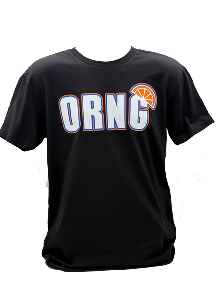 ORNG T-shirt - Black/Blue