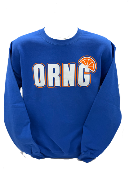 ORNG Crew Neck Sweatshirt - Black/Blue