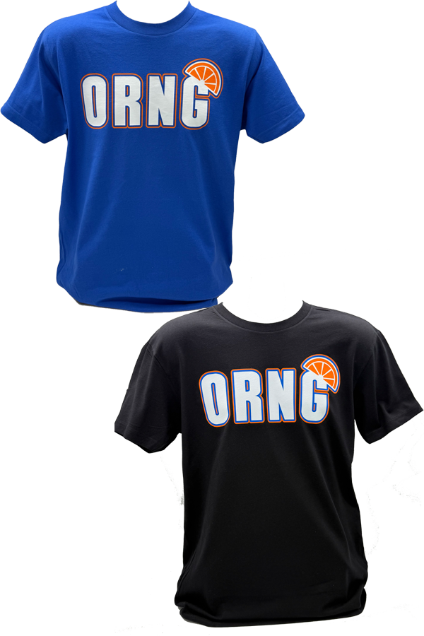 ORNG T-shirt - Black/Blue