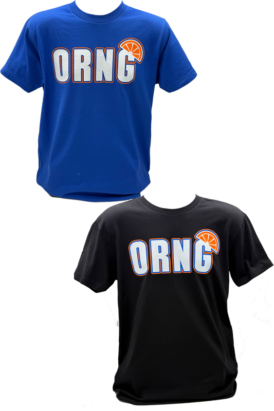 ORNG T-shirt - Black/Blue