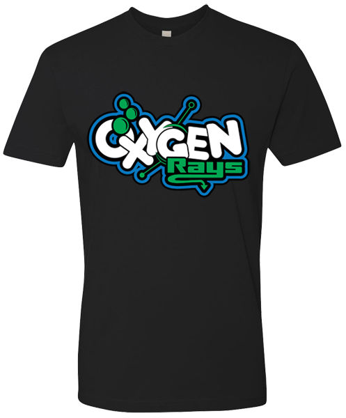 Crew Neck Black T-shirt (Oxygen)