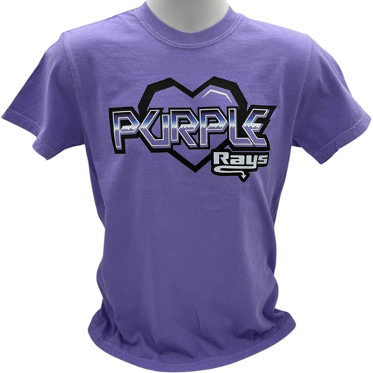 Purple Rays Comfort Color Tee