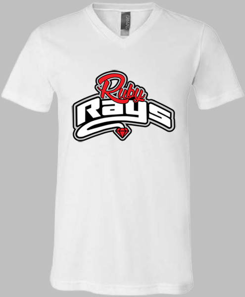 V-Neck T-shirt (Ruby)