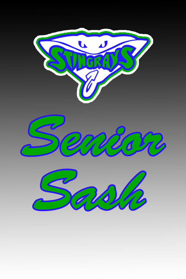 Stingrays Senior Sash