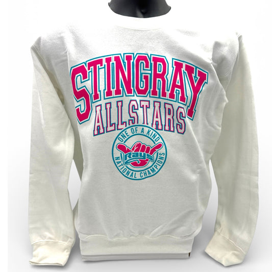 Stingray Allstars White Crewneck