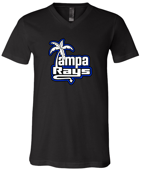 V-Neck T-shirt (Tampa Rays)