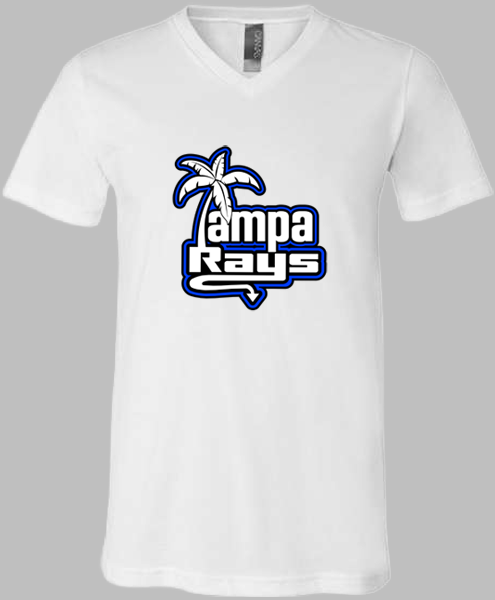 V-Neck T-shirt (Tampa Rays)