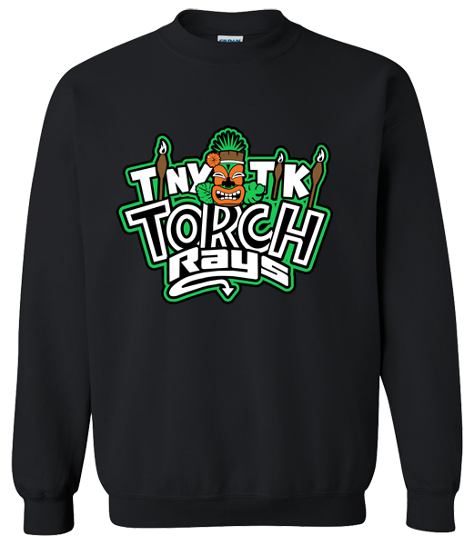Crew Neck Sweatshirt (Tiny Tiki Torch)