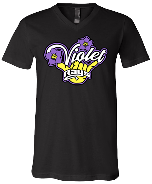 V-Neck T-shirt (Violet)