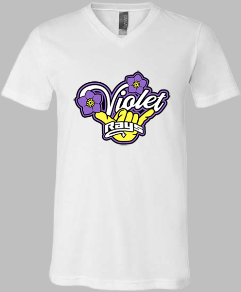 V-Neck T-shirt (Violet)